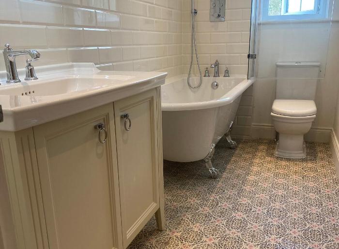 A new bathroom